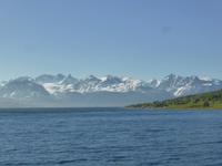 Gildetun - Aussicht auf die Lyngenalpen