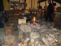 bei den Samen am Feuer