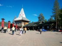 Weihnachtsmanndorf am Polarkreis  