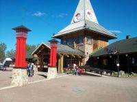 Polarkreis mit Dorf des Weihnachtsmannes 