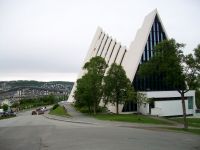 Blick nach Tromsö, Eismeer - Kathedrale 