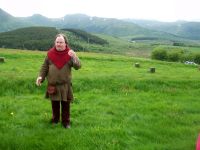 Unser Guide im Wikingermuseum 