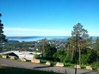 Holmenkollen, Blick vom Hotel nach Oslo 