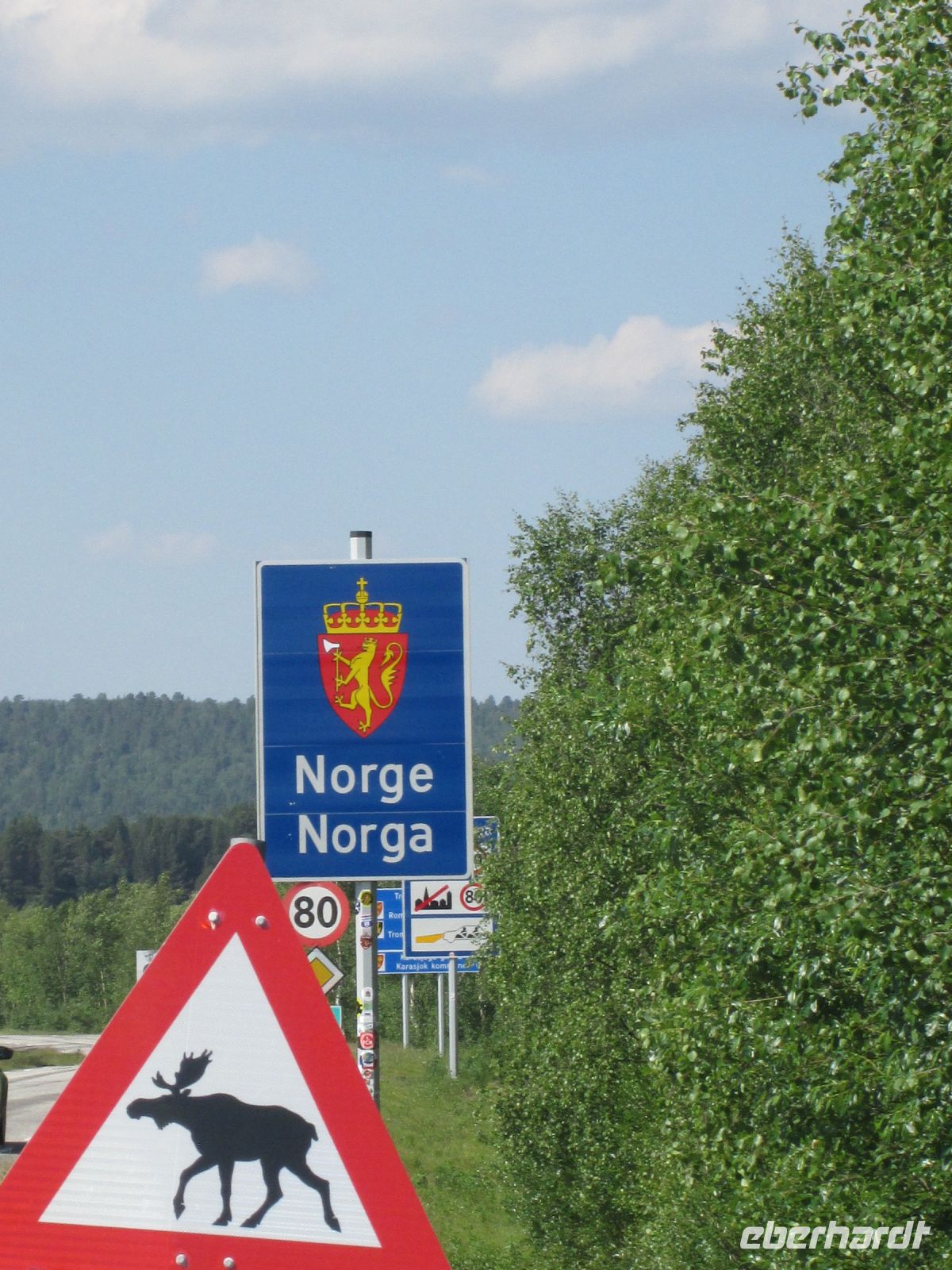 Einfahrt in Norwegen