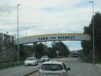 Harstad auf Vesteralen, Stadtausfahrt