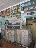 Nusfjord: alte Kasse im 