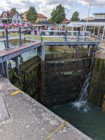 Schleusensystem des Götakanals bei der Ortschaft Berg