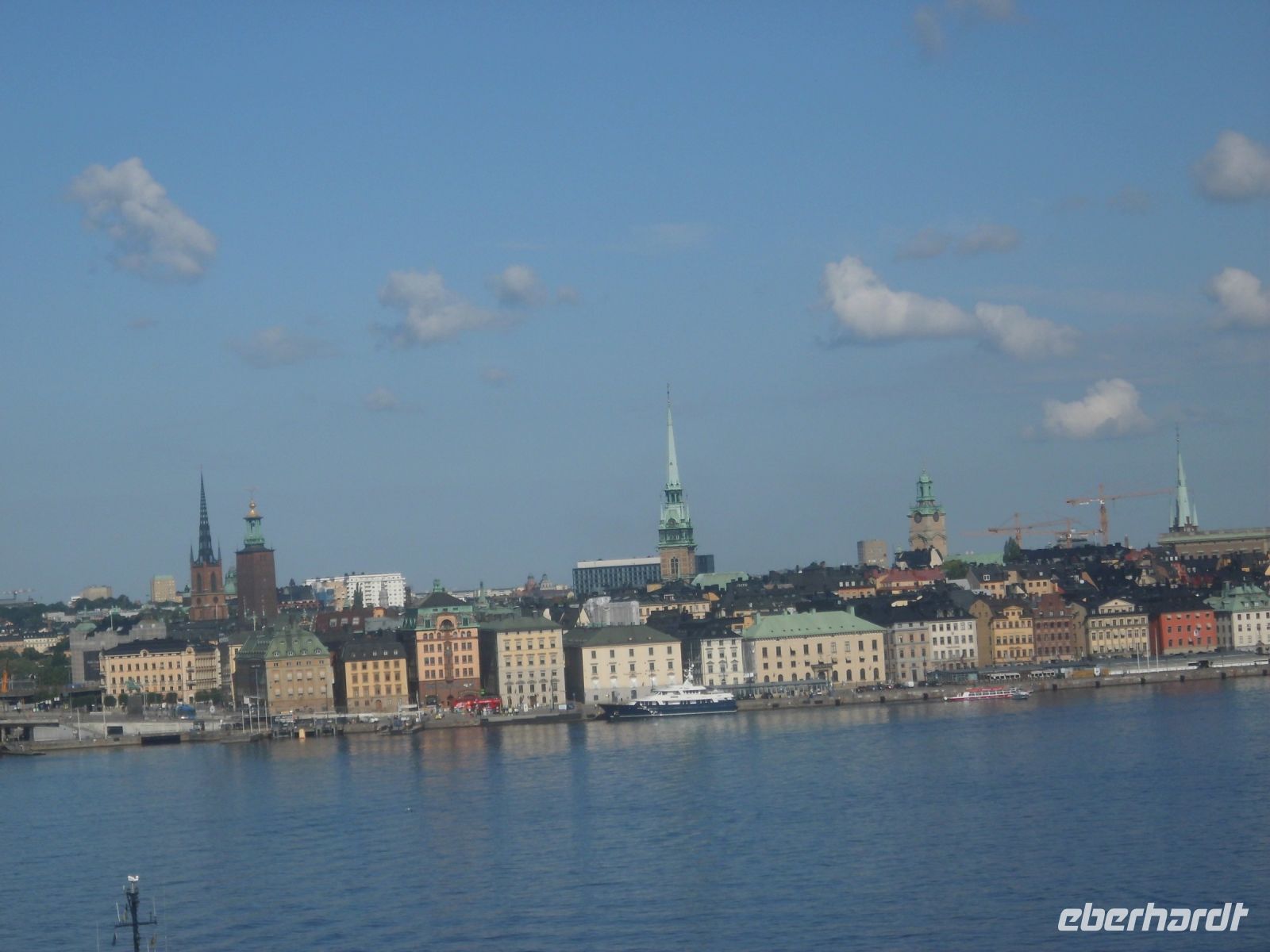 Blick auf Stockholm von Södermalm aus