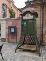 nicht mehr verbunden - schöne alte Stockholmer Telefonzelle