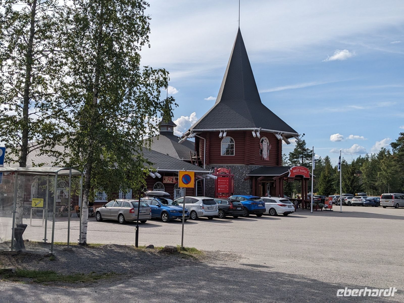 im Weihnachtsmanndorf bei Rovaniemi