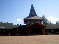 im Weihnachtsmanndorf bei Rovaniemi