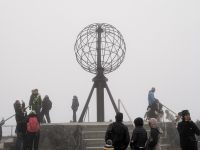 so kann es am Nordkap um Mitternacht auch aussehen - wenn die Sonne sich versteckt