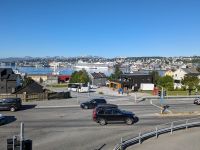 Blick auf Tromsø von der Eismeerkathedrale