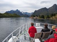 Fahrt auf dem Raftsund