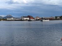 Blick über Svolværs Hafen