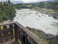 Blick auf den Fiskefoss