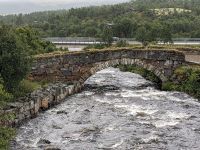 die älteste erhaltene Brücke Norwegens war Teil des 