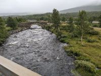 die älteste erhaltene Brücke Norwegens war Teil des 
