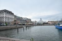 Helsinki - Hafen, historische Markthalle und Dom