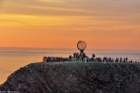 Mitternachtssonne (Midnatsol) am Nordkapp - Polartag