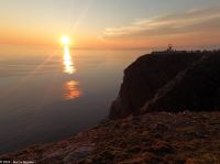 Mitternachtssonne (Midnatsol) am Nordkapp - Polartag