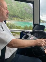 Frank, konzentriert bei der Arbeit