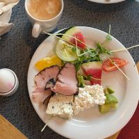 gesundes Frühstück an Bord