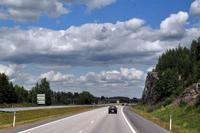 Auf der E75 von Helsinki nach Lahti