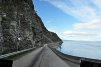 Auf der E69 am Porsangerfjord