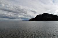 Auf der E69 am Porsangerfjord - Der Weg zur Insel Magerøya (Nordkappinsel)