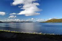 Auf der E69 am Porsangerfjord - Der Weg zur Insel Magerøya (Nordkappinsel)