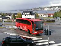unser Bus in Tromsö