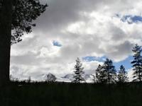 Norwegens Berge im Schnee