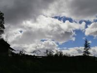Norwegens Berge im Schnee