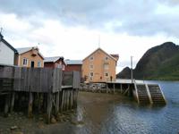 Häuser in der Sjögata in Mosjoen