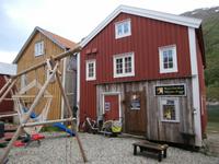 Häuser in der Sjögata in Mosjoen