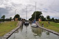 Göta Kanal - Schleuse von Berg
