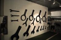 Werkzeuge fürden Betrieb der Adolfkanone