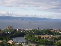 Blick auf Trondheim