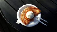 Fahrt von Luosto zum Inarisee... - beste Pfannkuchen mit Moltebeeren-Marmelade in ganz Finnland!