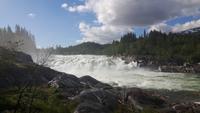 Laksforsen-Wasserfall