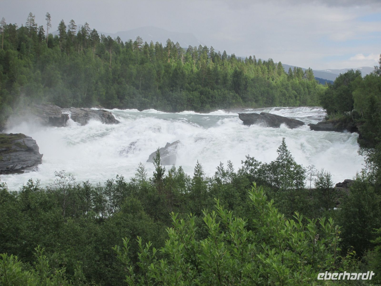 Malselv-Wasserfall