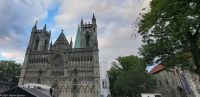 Trondheim - Nidaros - Nidaros Dom - gebaut für König Olav II. genannt 