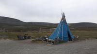 auf dem Weg zum Nordkap... (Halt bei Sami Nils)