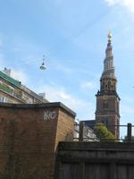 Kanalfahrt in Kopenhagen (Christianshavn - Turm der Erlöserkirche)