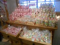 Polkagris-Zuckerstangen (Gränna)