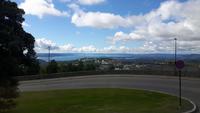 Stadtrundfahrt in Oslo (Blick vom Holmenkollen auf den Oslofjord)
