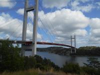 Fahrt entlang der Westküste Schwedens (Tjörn-Brücke)