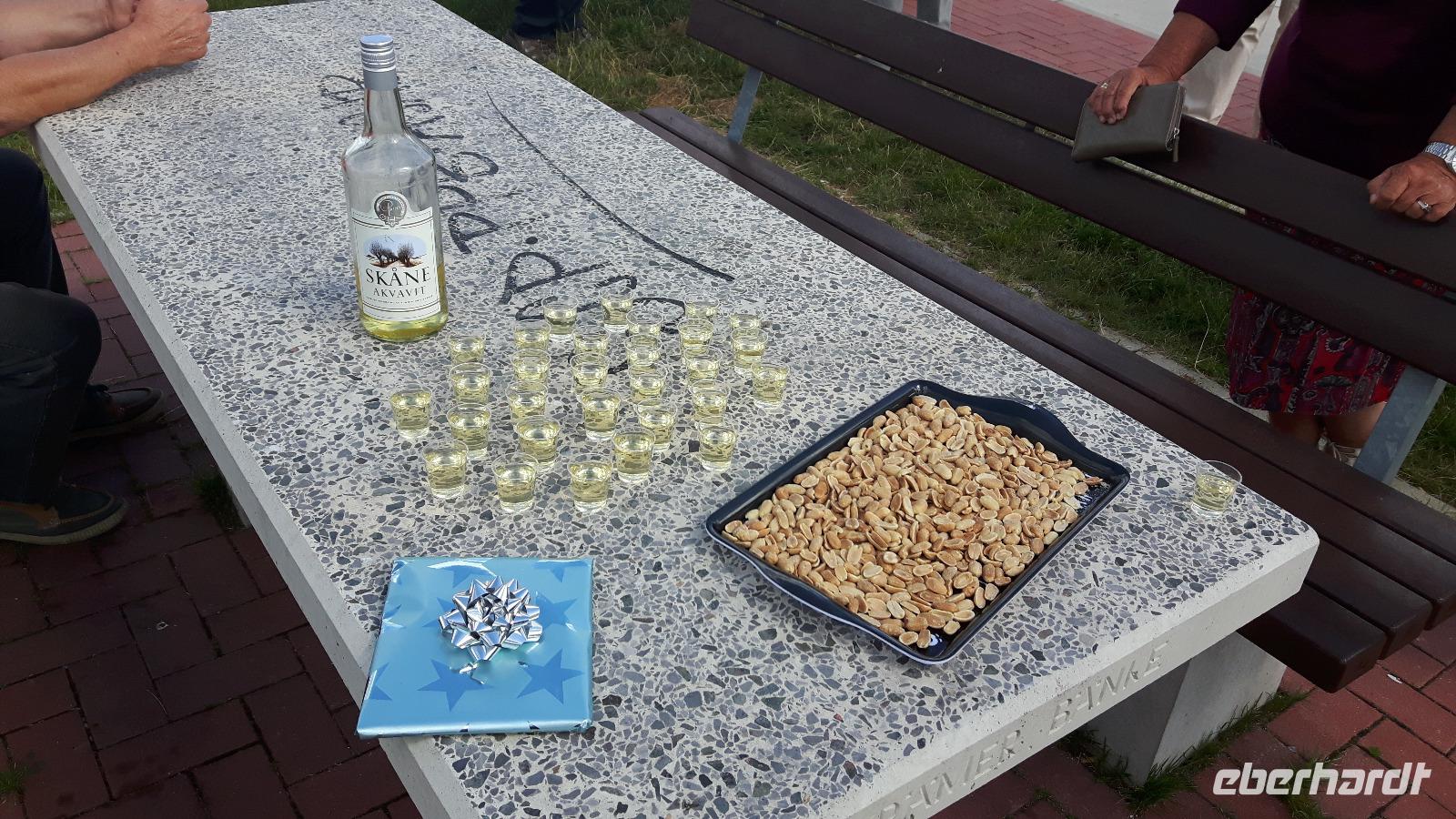 Geburtstagsrunde von Renate am letzten Tag...