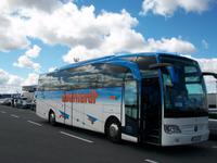 Unser Reisebus in Rostock